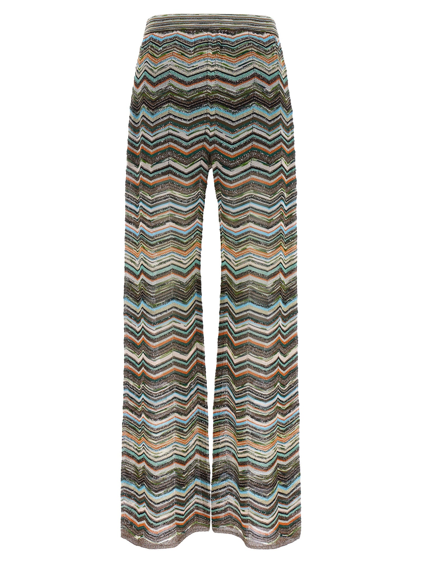 Missoni Mehrfarbige Hose aus Viskose mit ausgestelltem Bein