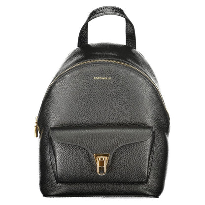 Coccinelle Schwarzer Lederrucksack für Damen