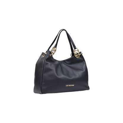 Love Moschino Schwarze Handtasche aus Polyethylen