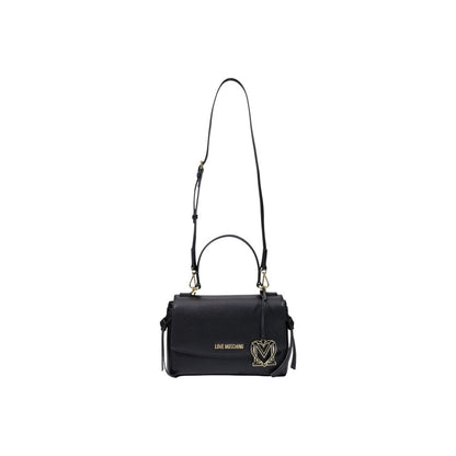 Love Moschino Schwarze Handtasche aus Polyethylen