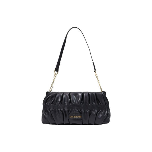 Love Moschino Schwarze Handtasche aus Polyethylen