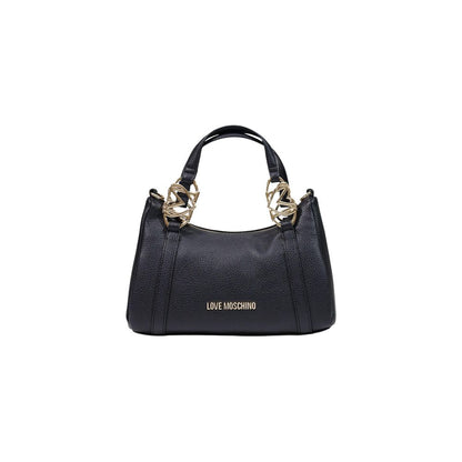 Love Moschino Schwarze Handtasche aus Polyethylen
