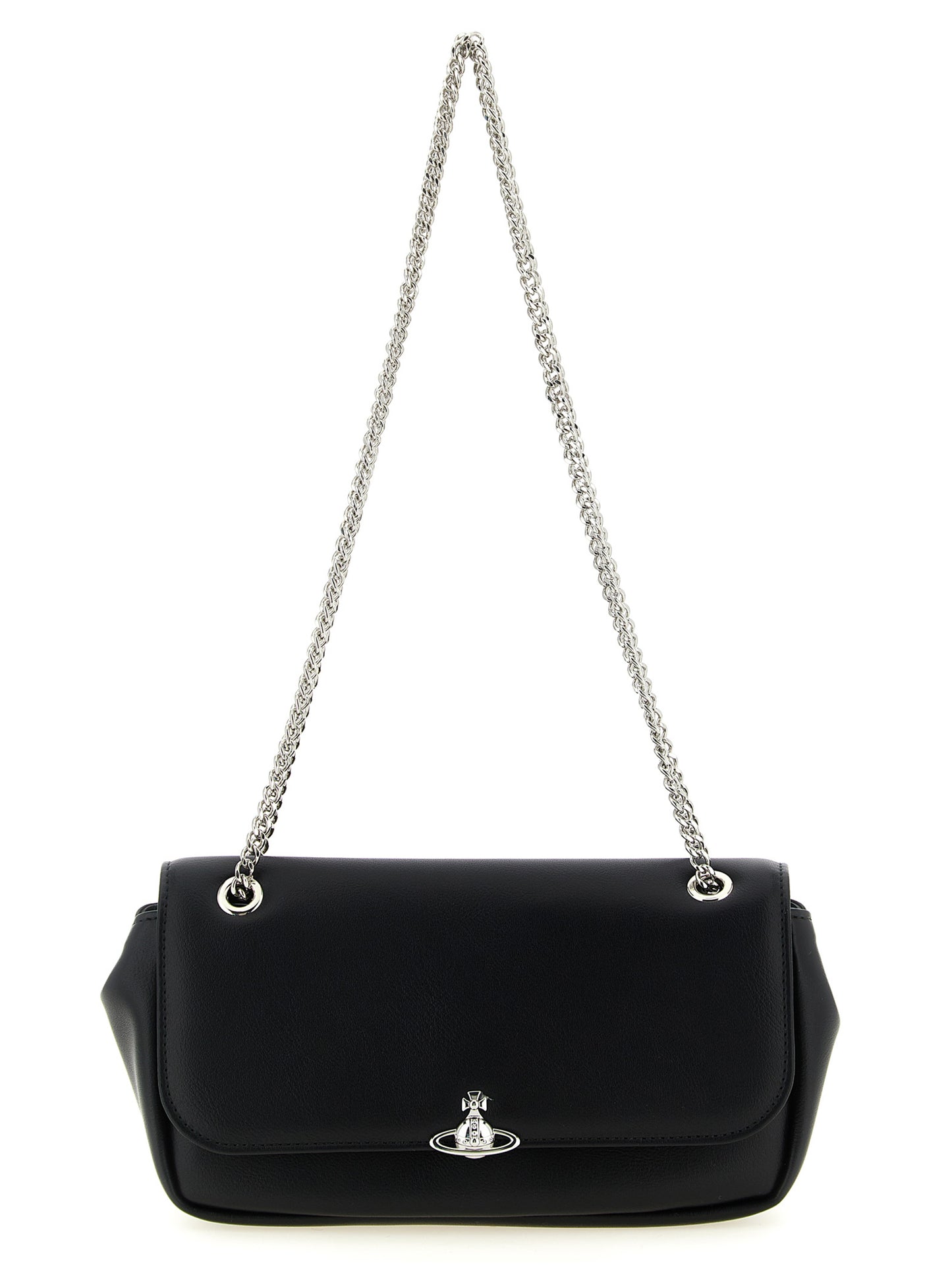 Vivienne Westwood Schwarze Crossbody-Tasche aus Polyester