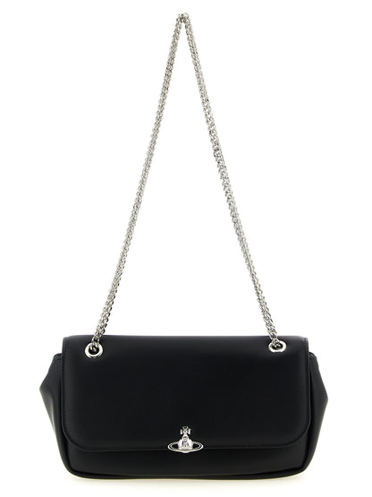 Vivienne Westwood Schwarze Crossbody-Tasche aus Polyester