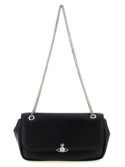 Vivienne Westwood Schwarze Crossbody-Tasche aus Polyester