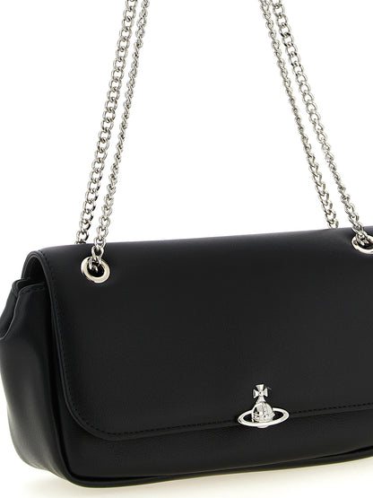 Vivienne Westwood Schwarze Crossbody-Tasche aus Polyester
