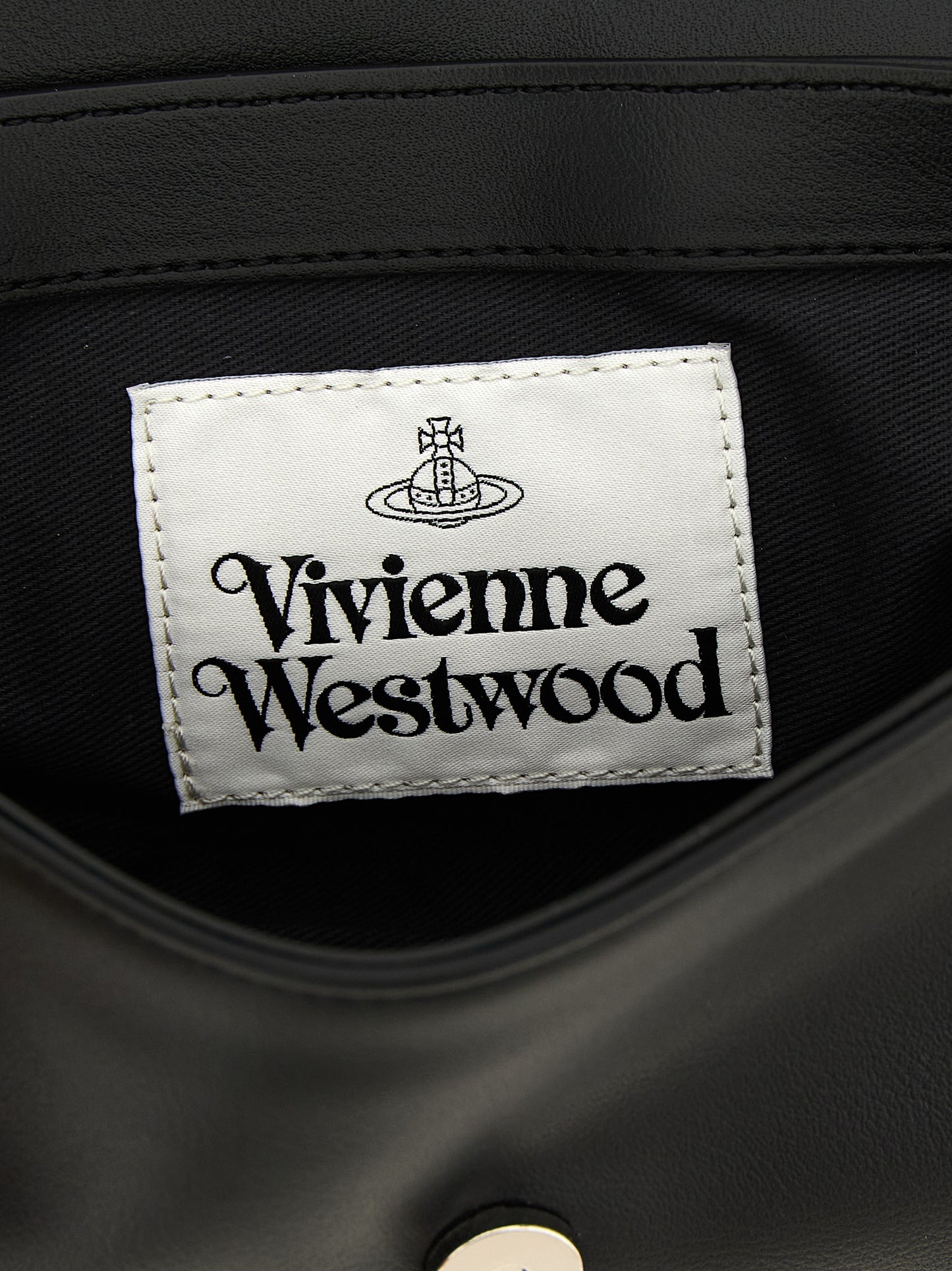 Vivienne Westwood Schwarze Crossbody-Tasche aus Polyester