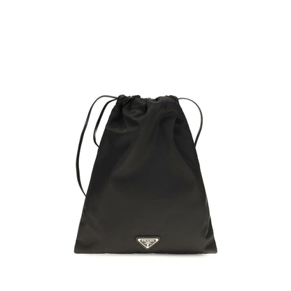 Prada Schwarze Polyamid-Geldbörse