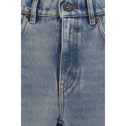 Golden Goose Blaue Jeans aus Baumwolle im geraden Schnitt