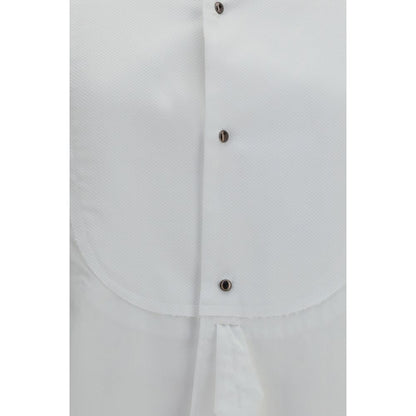 Maison Margiela Weißes Baumwollkleidhemd