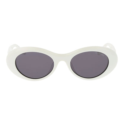 Trussardi Weiße Sonnenbrille aus Acetat