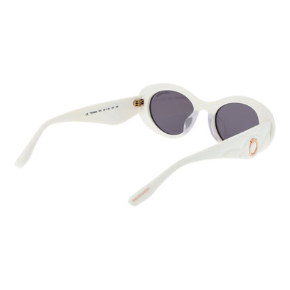 Trussardi Weiße Sonnenbrille aus Acetat