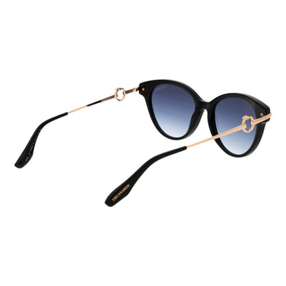 Trussardi Schwarze Sonnenbrille aus Acetat