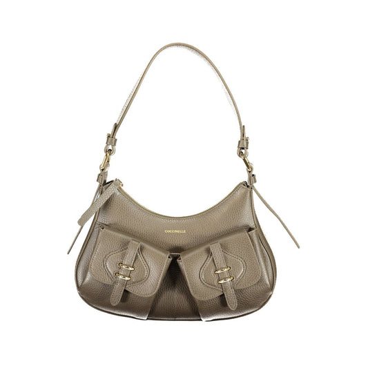Coccinelle Braune Lederhandtasche