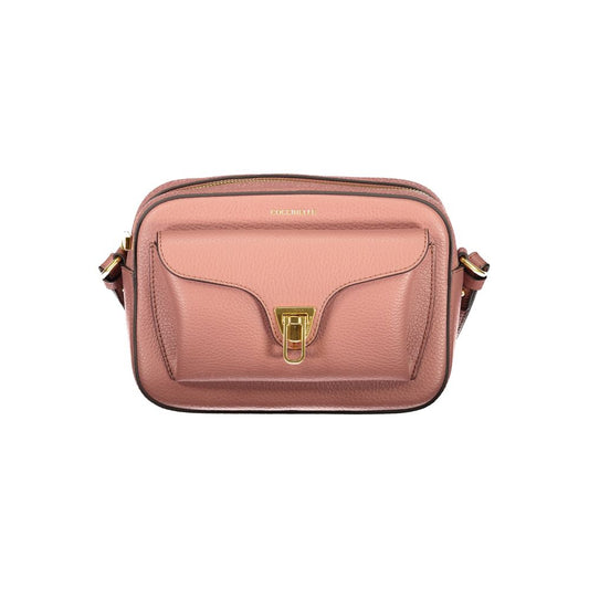 Coccinelle Pink Leather Handbag