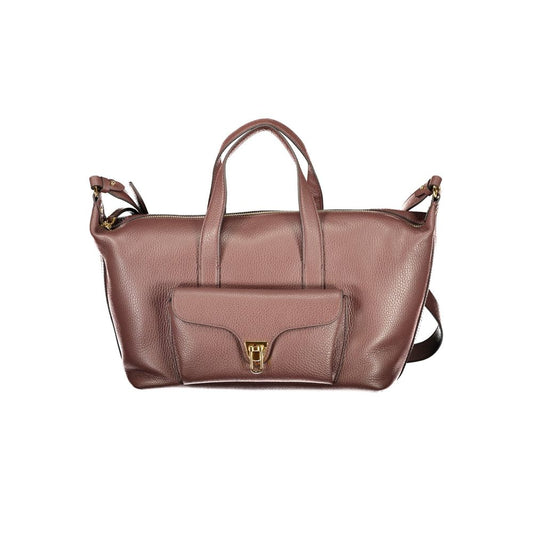 Coccinelle Braune Lederhandtasche