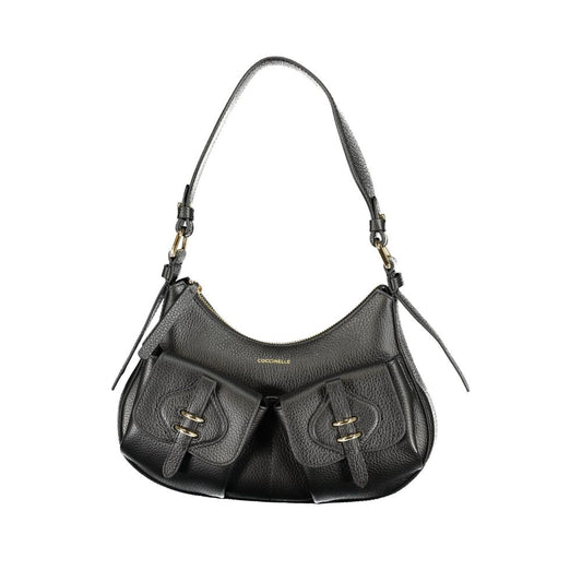 Coccinelle Schwarze Lederhandtasche