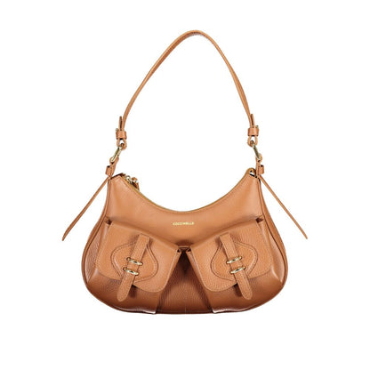 Coccinelle Braune Lederhandtasche