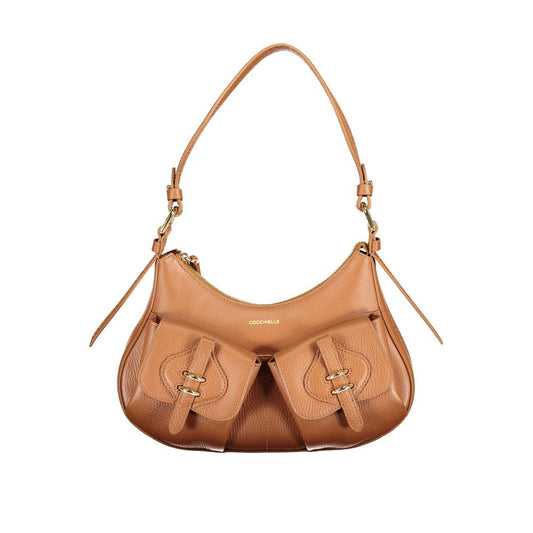 Coccinelle Braune Lederhandtasche