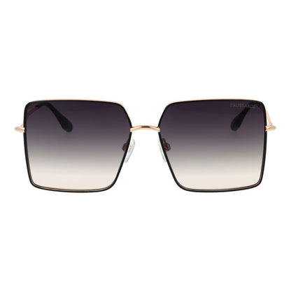 Trussardi Sonnenbrille aus schwarzem Edelstahl