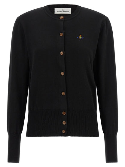 Vivienne Westwood Schwarzer Baumwollcardigan