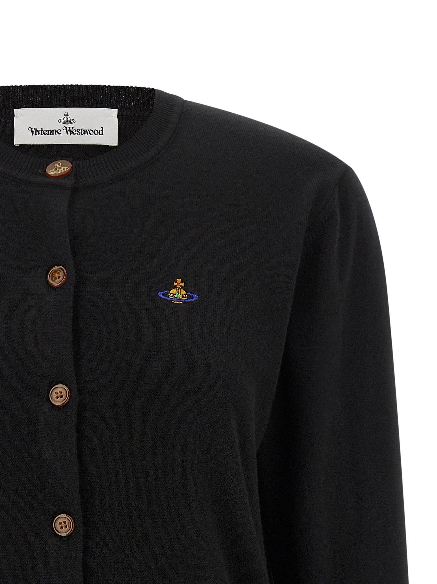 Vivienne Westwood Schwarzer Baumwollcardigan