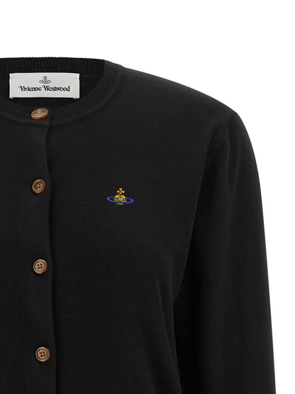 Vivienne Westwood Schwarzer Baumwollcardigan