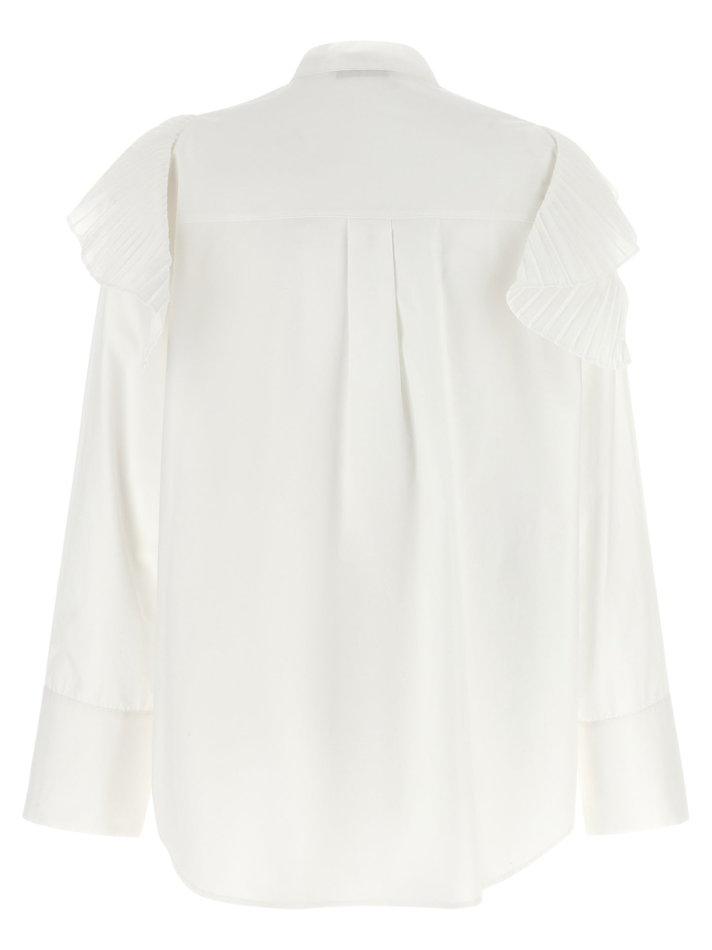 Alberta Ferretti Weiße Baumwollbluse
