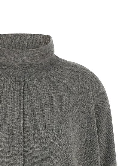 Alberta Ferretti Grauer Kaschmir-Strickjacke