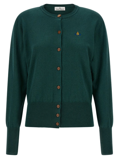 Vivienne Westwood Baumwoll-Cardigan in Zweifarbenoptik