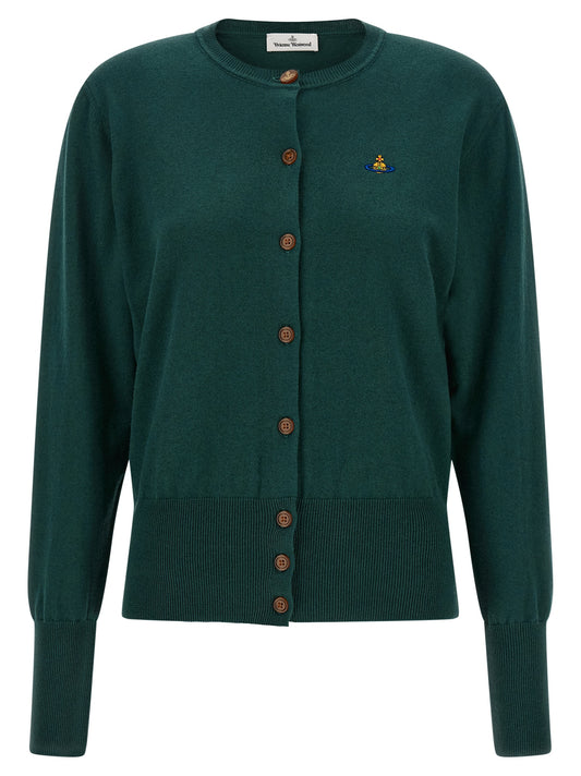Vivienne Westwood Baumwoll-Cardigan in Zweifarbenoptik