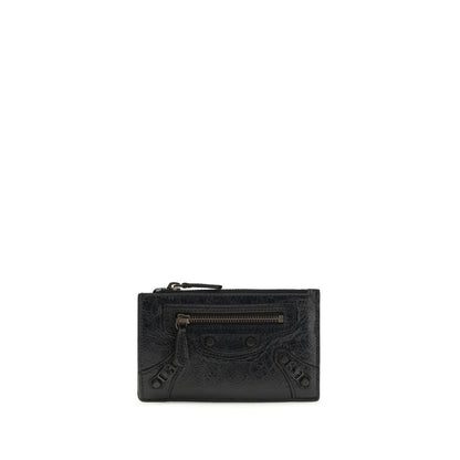 Balenciaga Schwarzes Lamm Ovis Aries Aries Portemonnaie