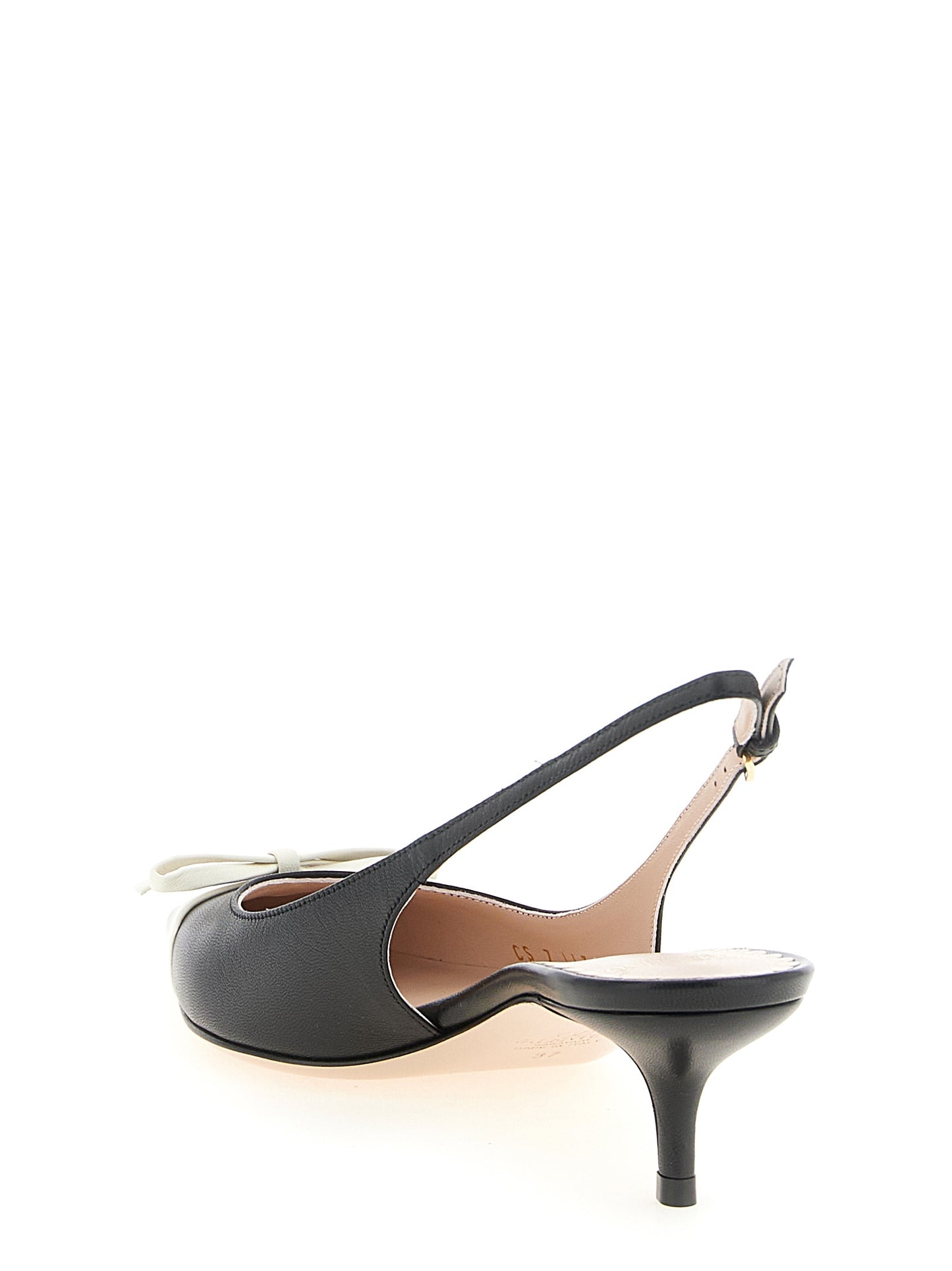 Valentino Garavani Zweifarbige Leder Pumps mit mittlerem Absatz