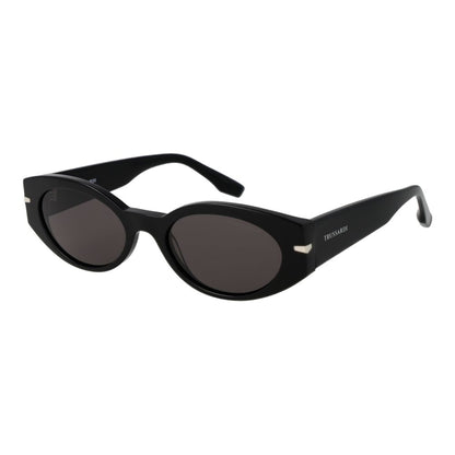 Trussardi Schwarze Sonnenbrille aus Acetat