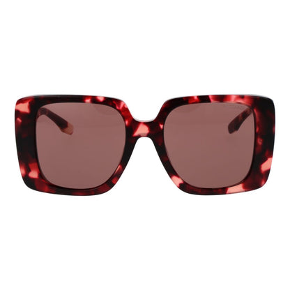 Trussardi Sonnenbrille aus Burgunderrotem Acetat