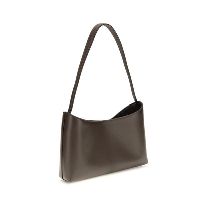 The Row Braune Kalbsleder Bos Taurus Schultertasche