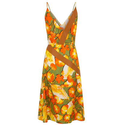 Trussardi Gelbes Seidenkleid für Damen