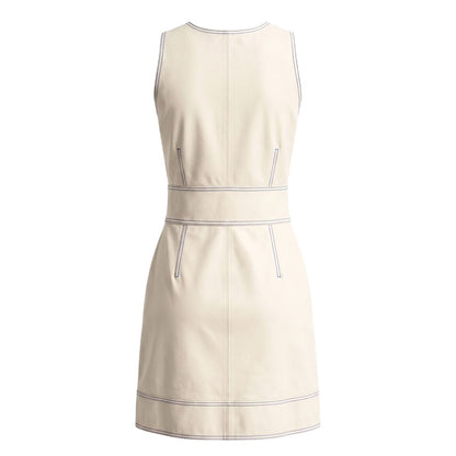 Trussardi Beige Lamm Damenkleid