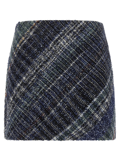 Missoni Blaue Woll-Maxirock