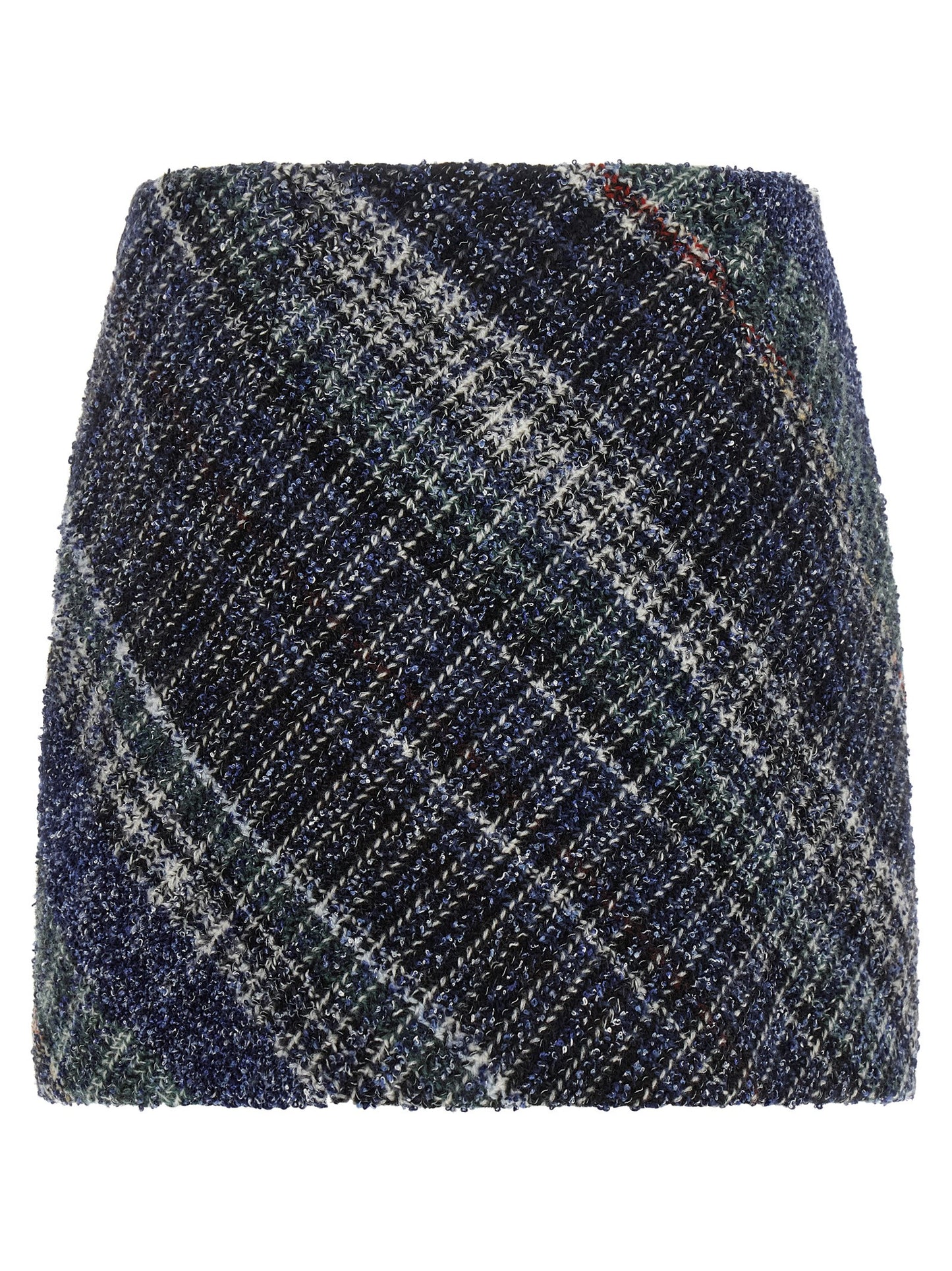 Missoni Blaue Woll-Maxirock