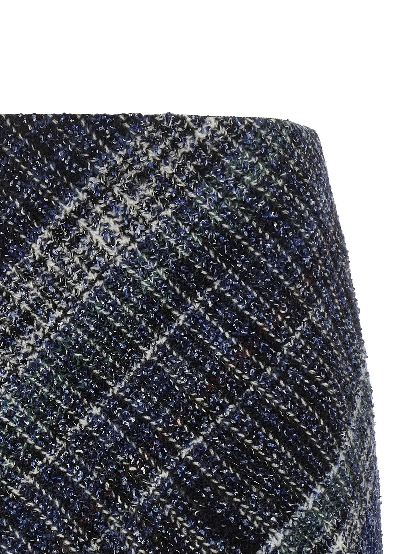 Missoni Blaue Woll-Maxirock