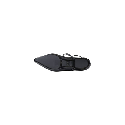 Armani Exchange Schwarze Plateau-Pumps aus Polyester