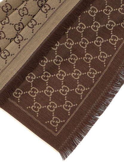 Gucci Brauner Wollschal