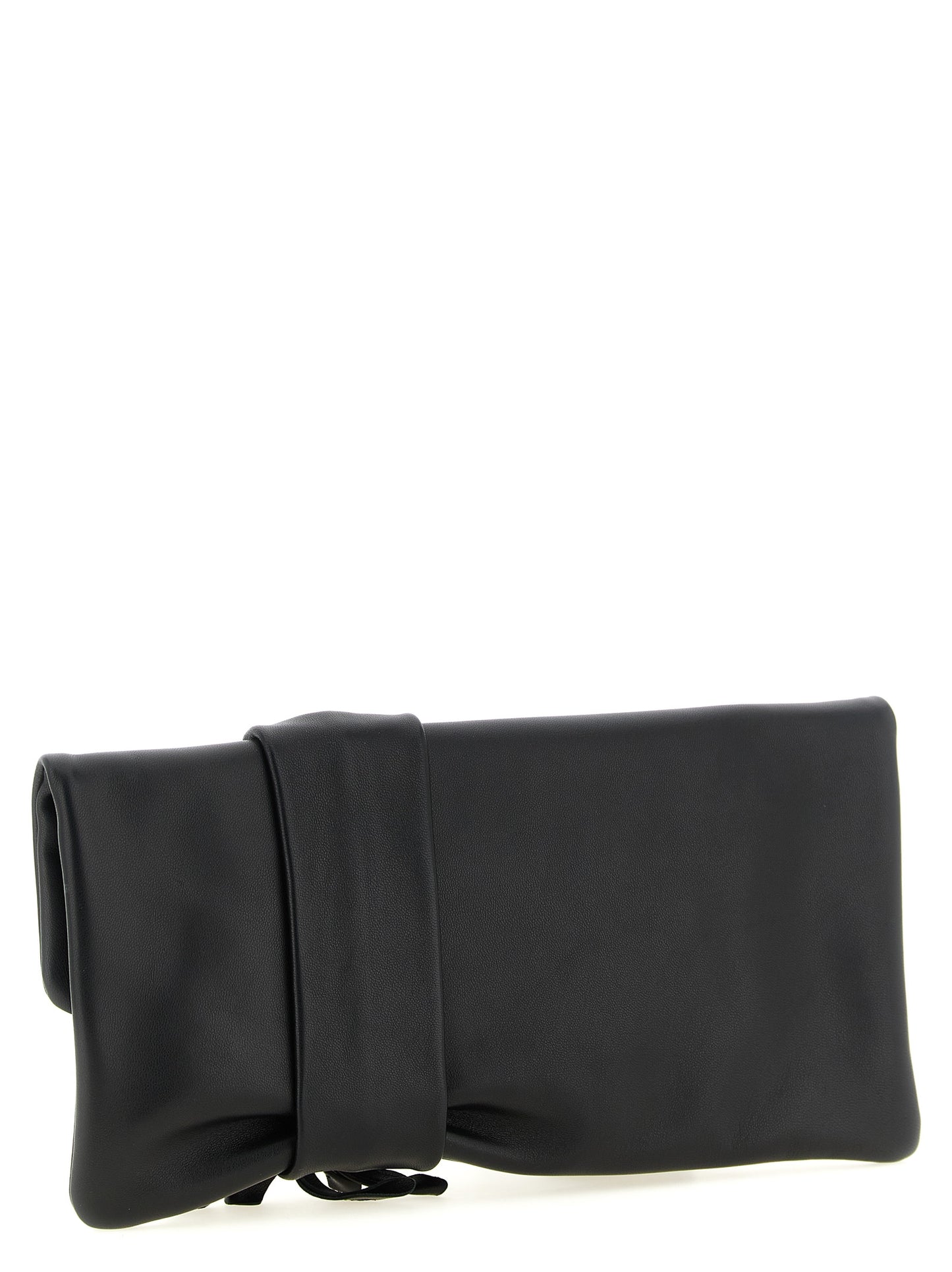 Jimmy Choo Schwarze Lammleder-Clutch