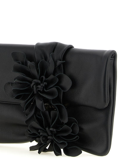 Jimmy Choo Schwarze Lammleder-Clutch