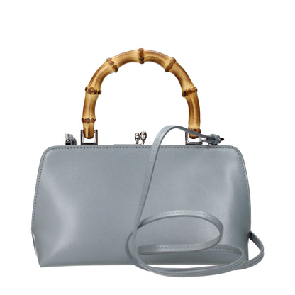 Jil Sander Graue Lederhandtasche