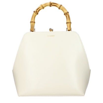 Jil Sander Beige Leder Handtasche