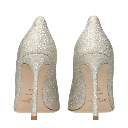 Jimmy Choo Pumps aus Kunststoff mit hohen Absätzen in Gold
