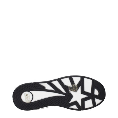 Jimmy Choo Schwarze Leder Low-Top-Sneaker