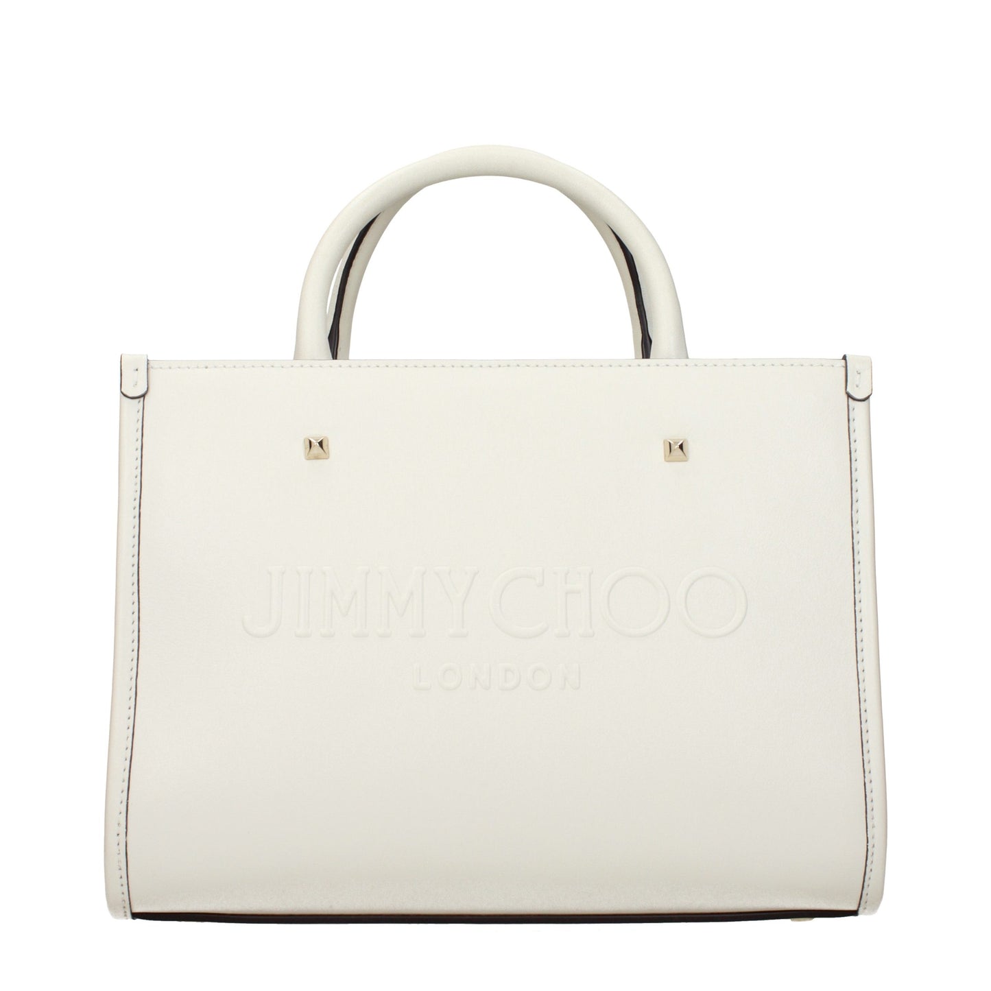 Jimmy Choo Weiße Ledertasche